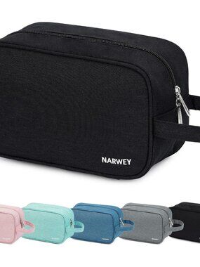 Travel Toiletry Bag for Women, Dopp Kit Men, Bathroom, Medicine Bag